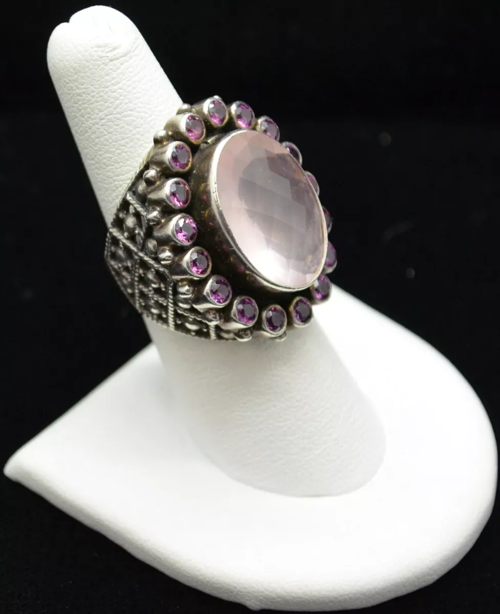 Light pink on sale stone ring