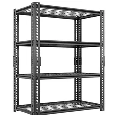 4 Tier Adjustable Shelving Heavy Duty Garage Organizer Storage Wire Rack Shelf