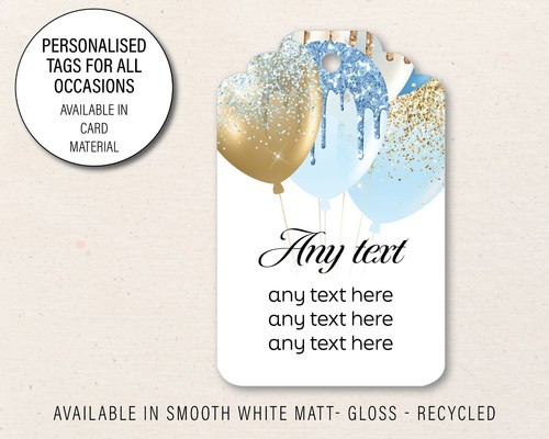 30 x etichette regalo personalizzate, grazie, matrimonio, favori baby shower, etichette 107 - Foto 1 di 3