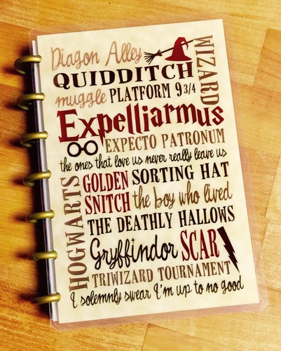 Harry Potter Subway Art Cover Set 4 use with Mini Happy Planner~ - Picture 1 of 5