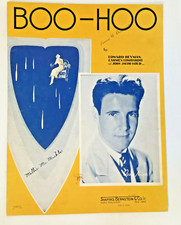 Vintage Sheet Music 1937-Boo Hoo-Ozzie Nelson-Starmer-Piano-Vocal-Guitar-Song
