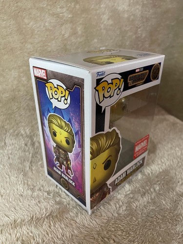 Funko Pop! Marvel - Adam Warlock #1214 & Ayesha #1215 Marvel Collector Corps - Picture 9 of 9