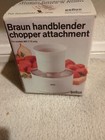 Braun CA-1 Hand Blender Chopper Attachment For Models MR7/72 W/Box