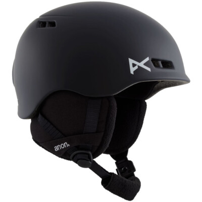 anon Burner Kinder-Schneehelm Skihelm Snowboard-Helm Kids Wintersport Schwarz