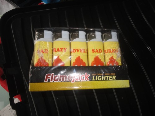 50 PACK RUDE/NAUGHTY ELECTRONIC REFILLABLE LIGHTERS MULTI PACK ASSORTED DESIGNS - Picture 32 of 40