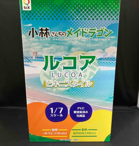 Q-six Miss Kobayashi's Dragon Maid Lucoa Bikini Style 1/7 Scale PVC Figure - Picture 1 of 1