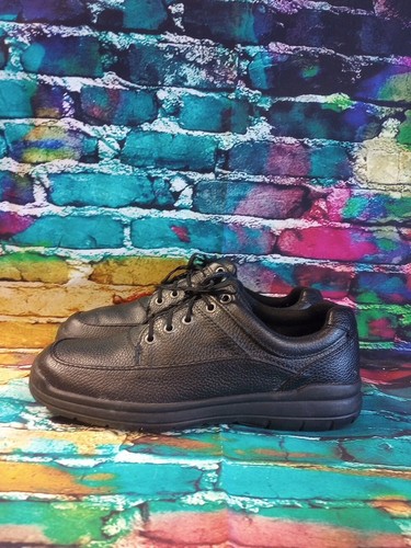 Thom McAn Waterproof Black Leather Shoes Men’s Size 8 1/2 Wide - Picture 2 of 12