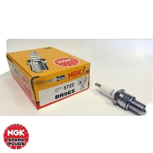 NGK Standard Spark Plug Snowmobile 5722 BR9ES NGK Standard Spark Plug Snowmobile 5722 BR9ES