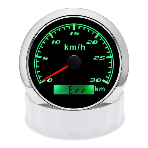 85MM GPS Speedometer 0-30km/h Gauge with 7 Colors LED For Boat Car Truck ATV - Picture 12 of 15