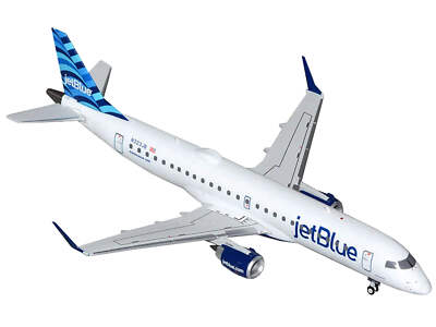Embraer ERJ-190 Commercial Aircraft ''JetBlue Airways'' (N323JB) White with Blue S
