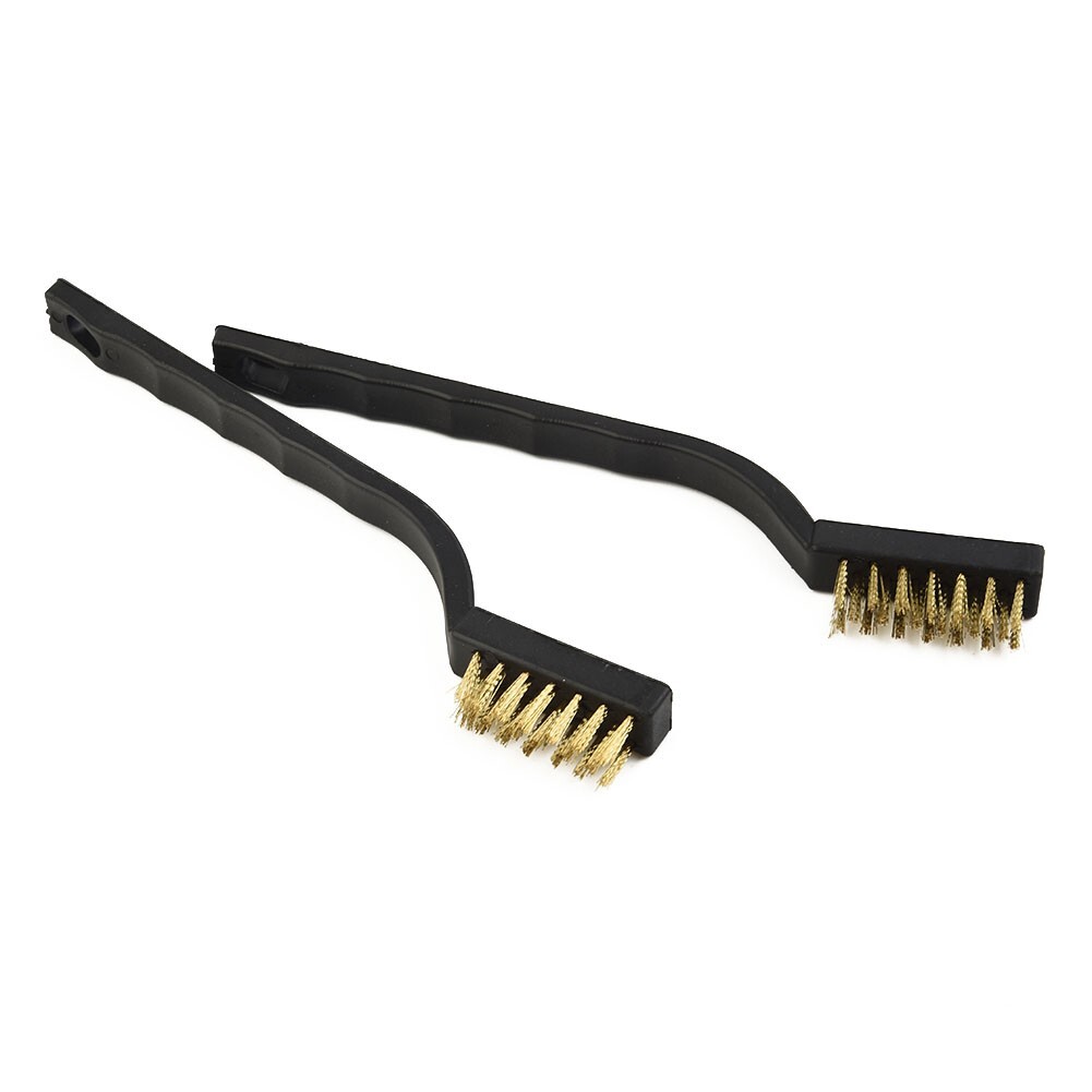 Versatile Wire Brush Set with 3 Brush Heads for Rust Paint and Slag