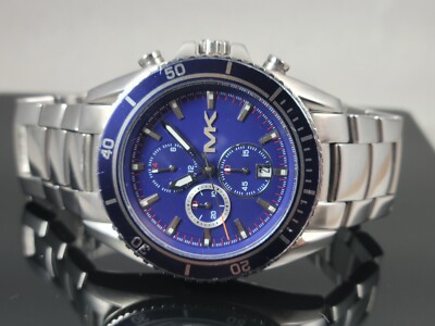 MICHAEL KORS Men's MK-8339 CHRONOGRAPH WR-10ATM STAINLESS STEEL