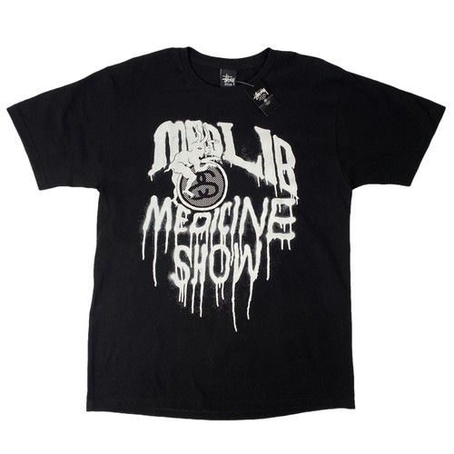 Stussy Madlib Rappcats Medicine Show SS Link Tour T-Shirt Mens Medium Quasimoto