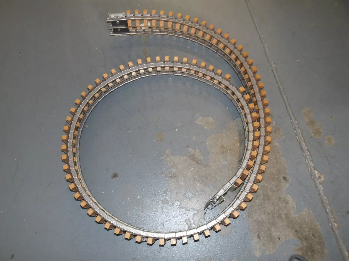 VINTAGE 1930s FLEX I TRACK O GAUGE SECTION ROLLS 48 inch 7512