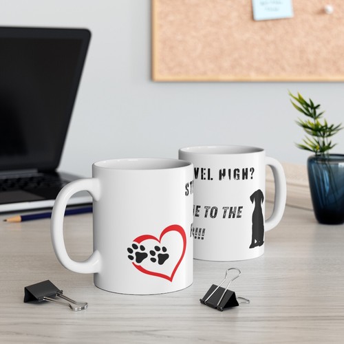 Stress Level High? Follow Me To The Lab Coffee Mug, 11 oz. - Picture 7 of 13