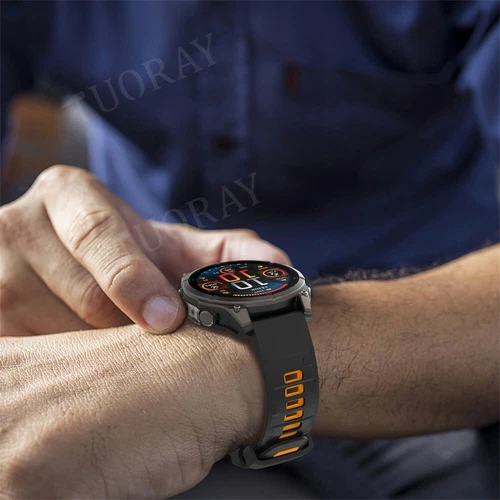 Quick Fit Strap For Garmin Fenix 8 E 7 7X 6 6S 6X 5X 5Plus 3 Silicone Watch Band - Picture 31 of 71