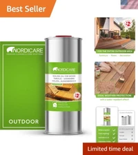 34 Oz Teak Oil for All Outdoor Wood - Waterproof Sealer Enhancing Natural Beauty