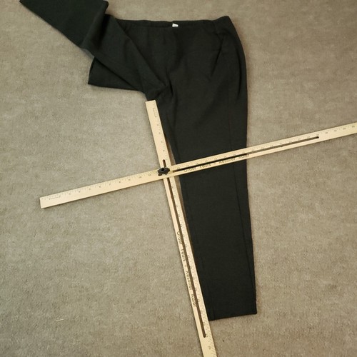 J. Jill Leggings Womens Medium Petite Black Ponte Stretch Causal Comfort Cropped - Picture 2 of 8