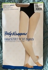 New Body Wrappers total stretch Tights A32 adult S/M Stirrup tights