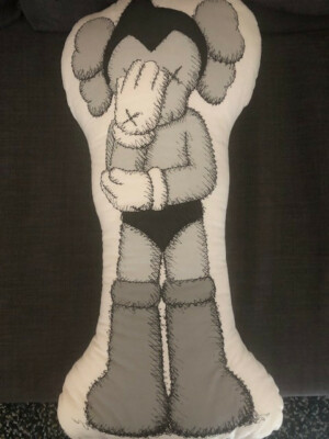 クッション・座布団 kaws original fake cushion pillow gray Sealed Auth Kaws Originalfake Astro Boy Pillow BRAND NEW WITH TAG