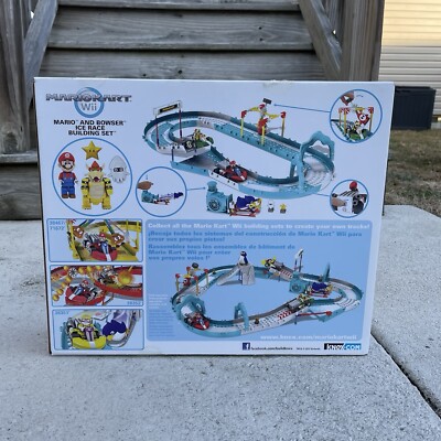K'nex Mariokart Wii Mario and Bowser Ice Race Building Set BRAND