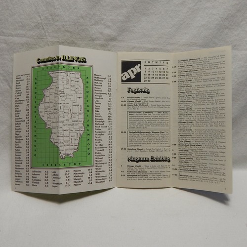 ILLINOIS CALENDARIO DE EVENTOS 1979 FOLLETO - Imagen 4 de 12