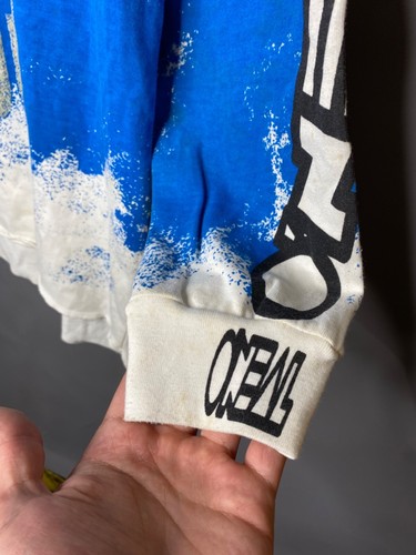 Vintage 1992 O'Neal USA all over print Motocross Long Sleeve Jersey - Picture 12 of 22