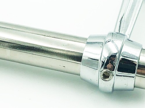 15" Stainless Steel Polished Like Chrome Badge Bar For Classic Cars - Picture 2 of 3