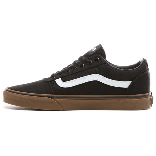 Vans Ward VN0A36EM7HI Sneaker Uomo Nero Gomma Stringate Scarpe da Skateboard - Foto 8 di 55