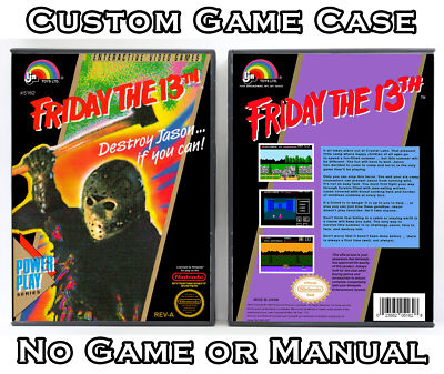 Friday the 13th - Nintendo NES Custom Case *NO GAME*