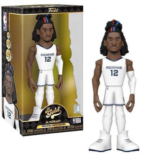 Ja Morant Funko Gold 12 inch Memphis Grizzlies NBA - Picture 2 of 2