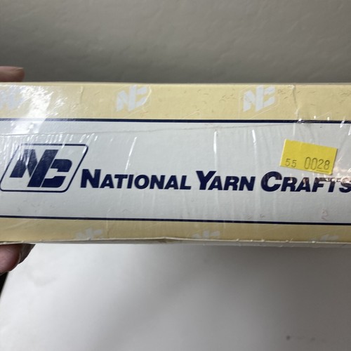 Vtg New Sealed Natura Christmas " The Dearest Reindeer" Latch Hook Kit 18"x24" - Picture 11 of 14