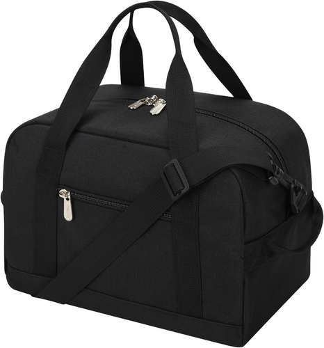 Small Gym Bag Carry on Bag - 12 in Mini Duffle Bag Lightweight Overnight Travel - Picture 7 of 8