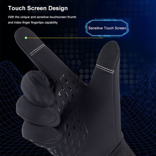 Freizeit Winter Ski Handschuhe für Herren Damen Touchscreen rutschfest Thermo Weichfutter - Bild 8 von 14