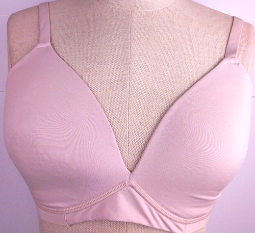 DKNY RN 17363 Beige Polyester Wireless T Shirt Bra Size M (41)