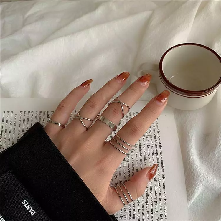 Adjustable cheap fashion rings