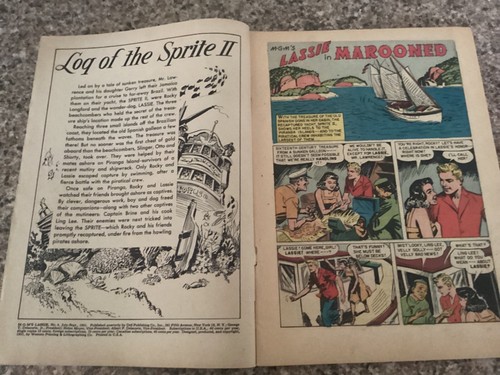 LASSIE No 4  GOLDEN AGE ORIGINAL US COMIC by  DELL PUBLICATIONS  1951  VG - Bild 3 von 3