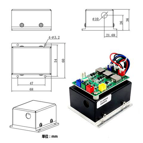 3W Fat Beam RGB Laser Module White Light 638nm 520nm 450nm Laser Colorful 12VTTL - Picture 6 of 7