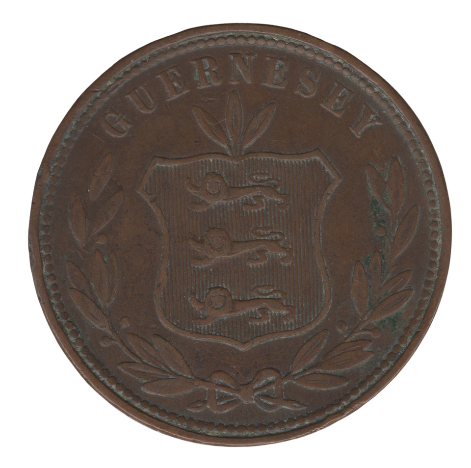 1864 Guernsey 8 Doubles – Queen Victoria – Bronze | eBay UK