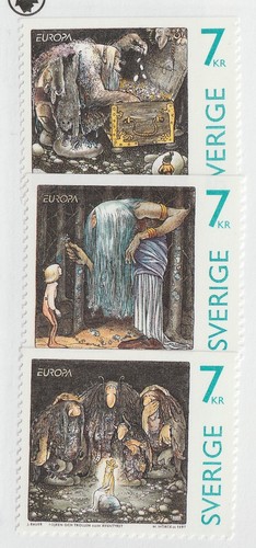 2005 Schweden Sc# 2535 - Wichtel & Trolle. Postfrisch Briefmarkensatz Cv$6
