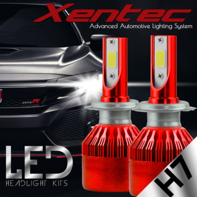 XENTEC LED HID Headlight kit H7 White for Mercedes-Benz CLK320 1998-2005
