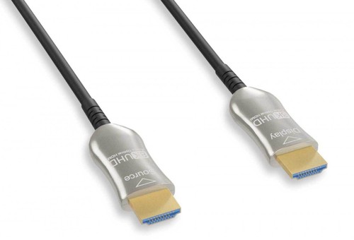 SF Cable 25ft HDMI 8K CMP AOC Active Optical Cable 2.1 Bright Gold With Anti-... - 第 1/2 張圖片