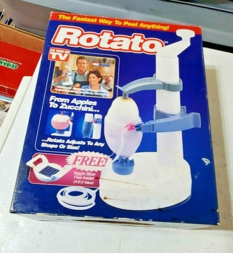 ROTATO AS SEEN ON TV Kartoffel Apfel Gemüse Zucchini Schäler Neu geöffnete Verpackung - Bild 1 von 9