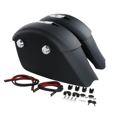 Hard Saddlebags Saddle Bags Electronic Latches Fit For Indian Springfield 16-25