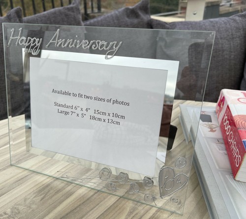 Personalised/Non Personalised 10th Anniversary Frames Land 3 Designs/2 Sizes - Picture 5 of 18