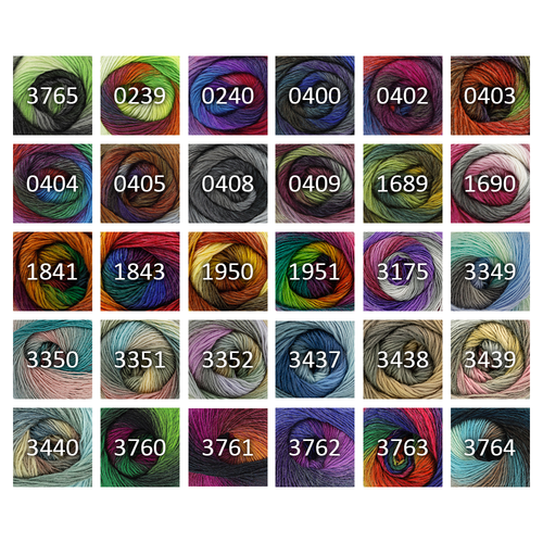 King Cole Riot DK 100g Acrylic Wool Blend Multi Colour Knitting Double Knit Yarn - Picture 2 of 36