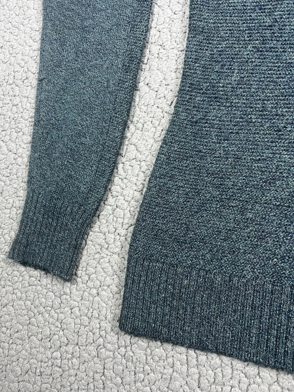 smartwool 1/4 zip sparwood merino wool blend pullover logo sweater