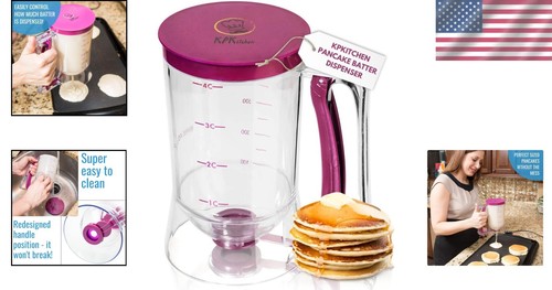 Modern Pancake Batter Dispenser - Leak-Proof, Portion Control Kitchen Gadget - Picture 2 of 11