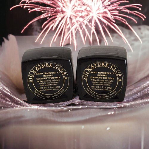 2 Pack SIGNATURE CLUB A Rapid Transport C Infused ELASTILIFT For Neck 1oz SEALED - Picture 1 of 11