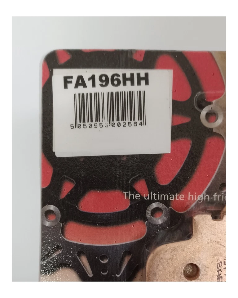 Pastilhas de freio a disco frontais sinterizadas EBC (1 conjunto) compatíveis com Honda VT750 (1997 a 2009) - Imagem 3 de 4